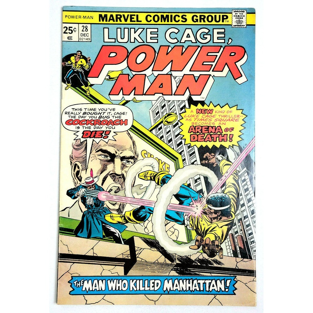 LUKE CAGE,‎ POWER MAN # 28 - (1974) COCKROACH 1ST APPEARANCE